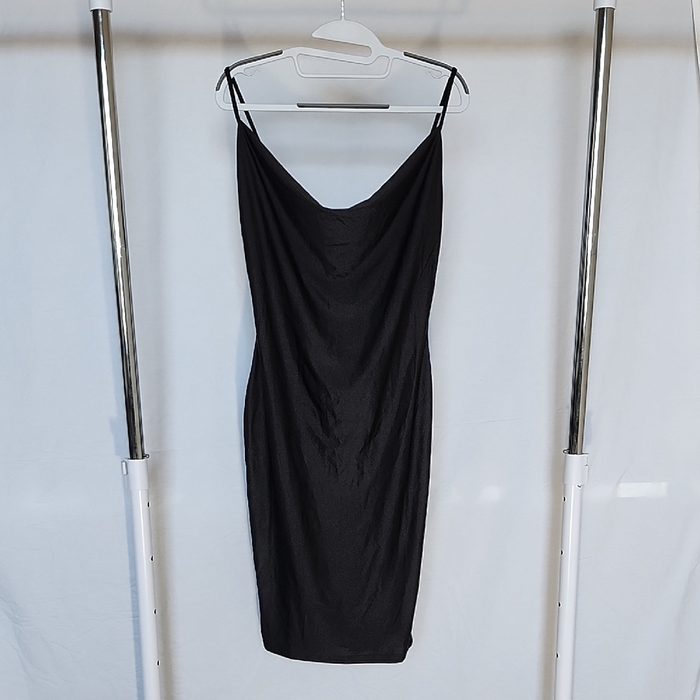 Iris Black Mini Dress - Picture 1 of 6